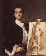 MELeNDEZ, Luis Portrait of the Artist g Sweden oil painting artist